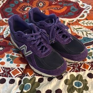 Mens 12 D New Balance Made in USA 990v4 Teddy Santis Plum Purple